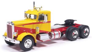 IXO-U64TR012 - PETERBILT 381 6x4 1963 Jaune et Rouge