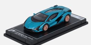 KTH08 - LAMBORGHINI Sian FKP 37 Bleu uranus - Collection Hypercar League