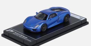 KTH18 - PORSCHE 918 Spyder Bleu - Collection Hypercar League