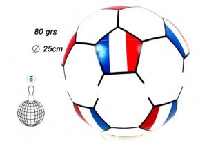 LPB22375 - Ballon gonflable de foot taille 4 - FRANCE - 25 cm