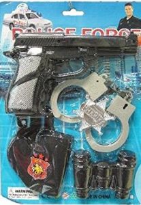 Kit d'accessoires de policier - 5 pièces