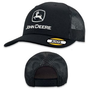 JA5308-3345-BK - Casquette JOHN DEERE Noir avec arrière en maille