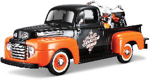 MST32180 - FORD F-1 Pick-up avec moto 1948 HARLEY DAVIDSON