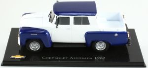 MAGCHEVYALVORADA - CHEVROLET Alvorada pick-up double cabine 1962 bleu et blanc