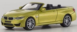 BMW M4 cabriolet ouvert 2016 vert métallisé