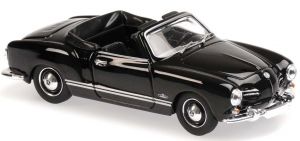 VOLKSWAGEN Karmann Ghia 1955 cabriolet ouvert noire