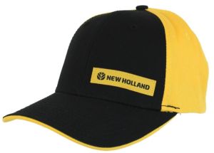 CASNH2188 - Casquette NEW HOLLAND Noire et jaune