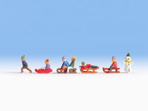 Enfants à la neige