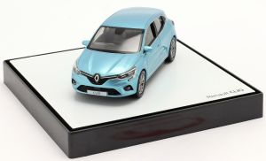 NOREV40637 - RENAULT Clio V 2019 bleue ciel métallisée boite constructeur