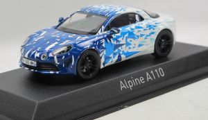 ALPINE A110 Test Version 2017 bleue et blanche