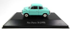 MAGARG33 - NSU Prinz 1959 2 portes turquoise vendue sous blister