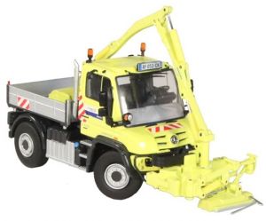 NZG9101/01 - MERCEDES BENZ Unimog U400 VINCI avec ensemble de débrousaillage Mulag