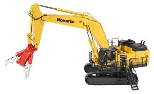 NZG9991 - Pelle KOMATSU PC1250 avec pince de démolition