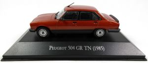 PEUGEOT 504 GR TN berline 4 portes 1985 orange métallisée vendue sous blister