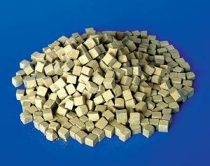 Pavés miniatures de formes carrés beige clair pour diorama