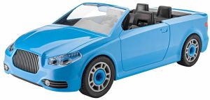 Roadster cabriolet bleu voiture démontable avec outil