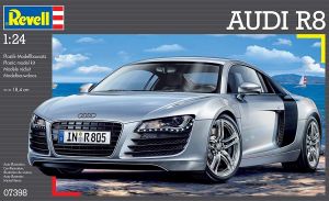Maquette Revell Audi R8 1/24 – Modèle 7087 – Avec Kit Peinture (début De Peinture)