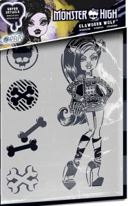 REV30219 - Pochoir MONSTER HIGH - Clawdeen Wolf