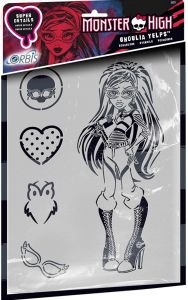 REV30221 - Pochoir MONSTER HIGH - Ghoula Yelps