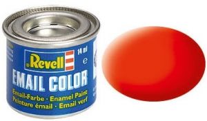 REV32125 - Peinture émail orange fluo mat 14ml