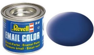 Peinture émail bleu mat 14ml