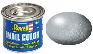 REV32190 - Peinture émail argent métal 14ml