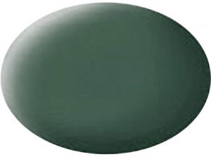 Peinture acrylique vert foncé mat pot de 18 ml