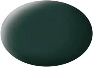 Peinture acrylique vert noir mat pot de 18 ml