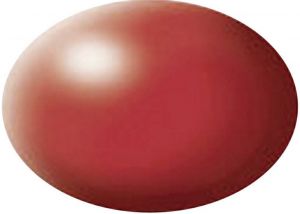 Peinture acrylique rouge feu satiné pot de 18 ml