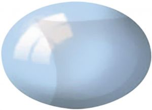 Peinture acrylique bleu transparent pot de 18 ml