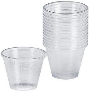 15 pots doseur en plastiques