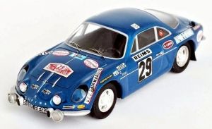 TRORRFR49 - RENAULT-ALPINE A110 #29 Rallye de Monte Carlo 1972  J.HENRY / G.DI NICOLA - Limitée à 150ex.