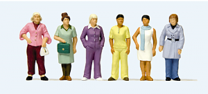 Lot de 6 Femmes debouts
