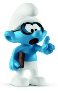 SCHTROUMPF à lunettes