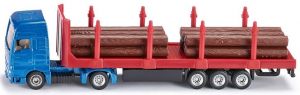 SIK1659 - MAN LKW 4x2 avec semi grumière 3 essieux et rondins inclus
