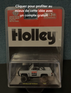 M2M-31500MJS46 - CHEVROLET K5 blazer sans toit 1973 Holley gris