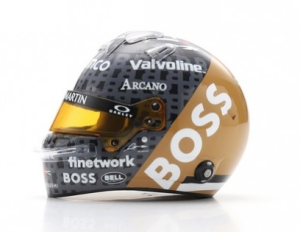 SPA5HF164 - Casque - Fernando ALONSO - ASTON MARTIN Aramco F1 Team - GP Angleterre 2024