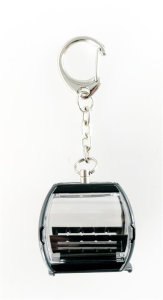 JC80757 - Porte-clés télécabine OMEGA V anthracite