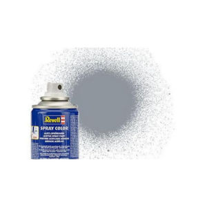 REV34191 - Peinture acrylique aérosol gris métal brillant 100ml