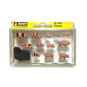 NOC15712 - Lot de 12 cochons