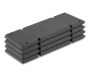 CON99913 - Lot de 4 Plaques de Stabilisation pour Grue LIEBHERR LG 1750