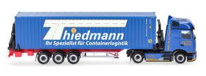 HER319782 - MERCEDES BENZ Actros L ProCabin B 4x2 avec porte container 3 essieux THIEDMANN - COSCO