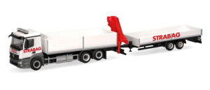 HER320665 - MERCEDES BENZ Actros M 6x2 grue et remorque 2 essieux STRABAG