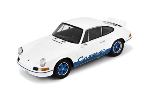 SCH18U00062 - PORSCHE 911 2.7 RS Présentation 1972 blanc et bleu