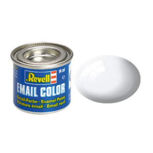 REV32104 - Peinture émail blanc brillant 14ml