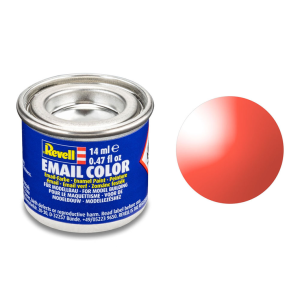 REV32731 - Peinture émail rouge clair translucide 14ml