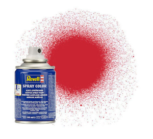 REV34330 - Peinture acrylique aérosol rouge vif satiné 100ml
