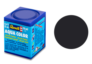 REV36106 - Peinture acrylique noir goudron mat pot de 18 ml