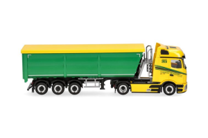 HER321006 - MERCEDES BENZ Actros L ProCabin B 4x2 avec benne 3 essieux GERSDORF TRANSPORT