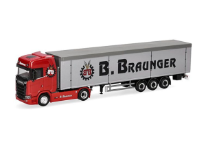 HER321136 - SCANIA CS 20 HD 4x2 avec remorque 3 essieux BRAUNGER